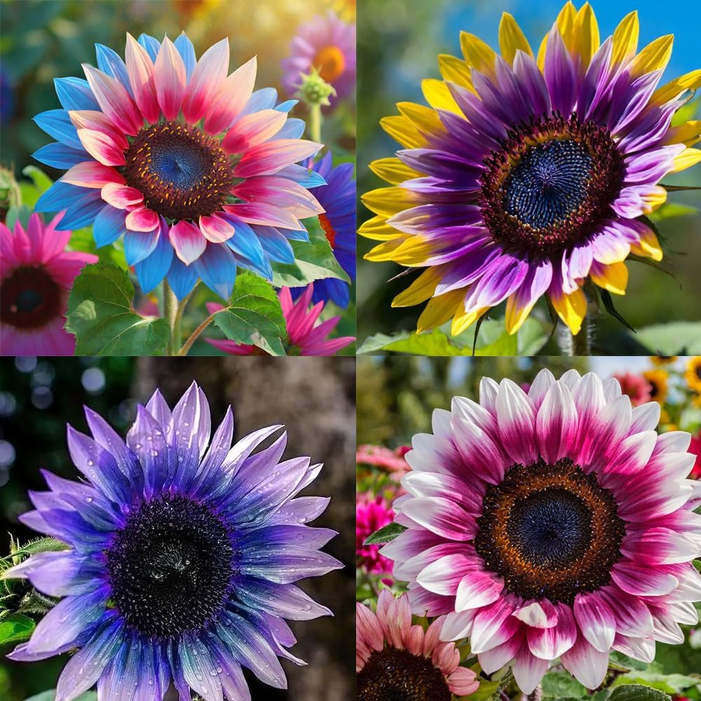 ๐ป50+ Mixed Color Sunflowers