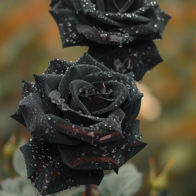 Black Rose Seeds (80-100 Pcs) – Rare & Beautiful Flowers | Romantic & Elegant Garden Decor