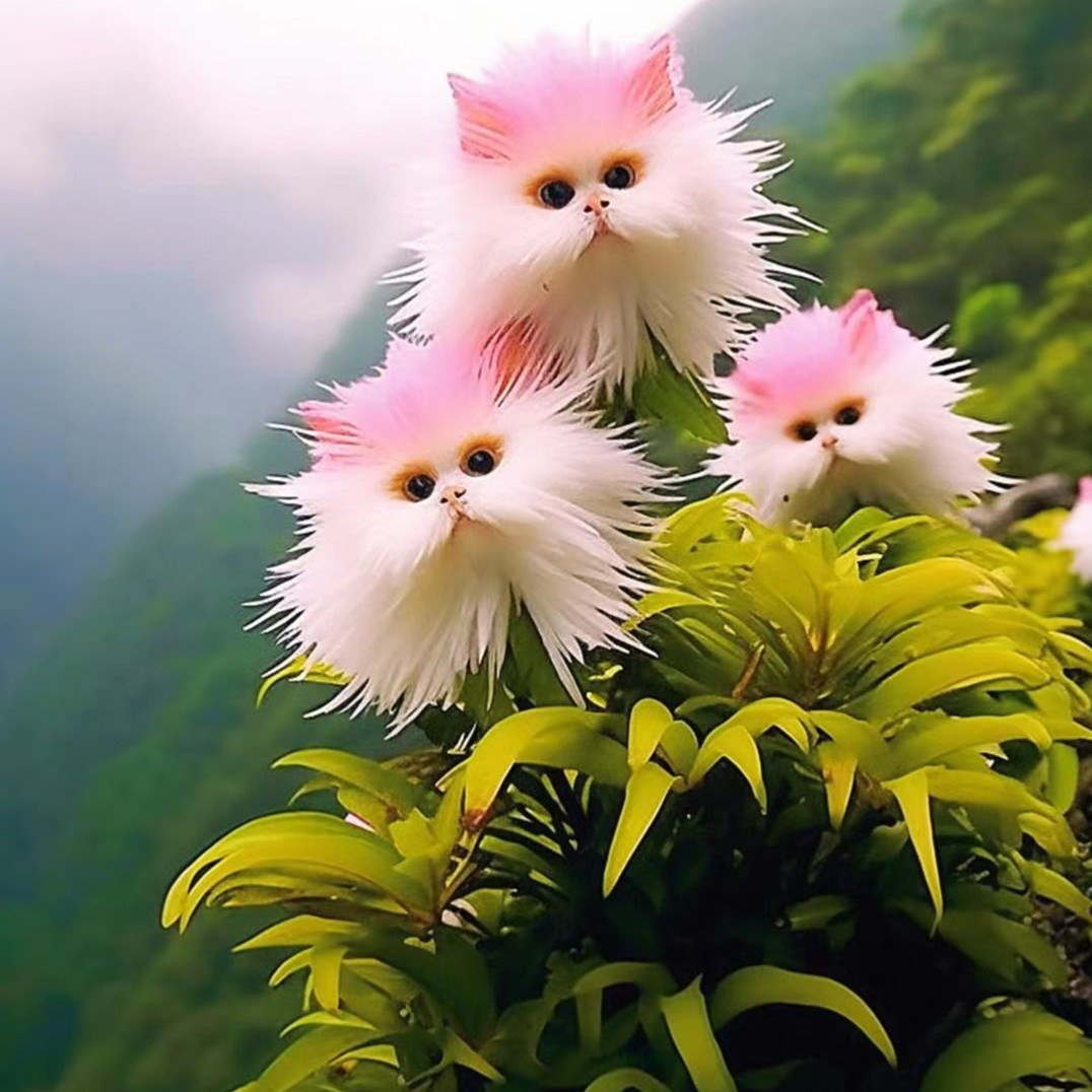 Gorgeous Plantsš„Maine Coon Cat - Flower Seeds-PinkšCat's eye dazzle