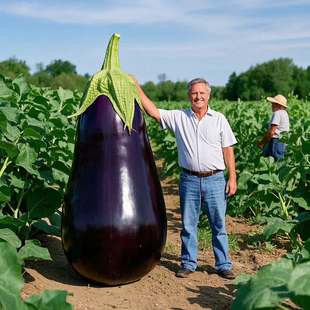 Giant Purple Eggplant Seeds ๐๐