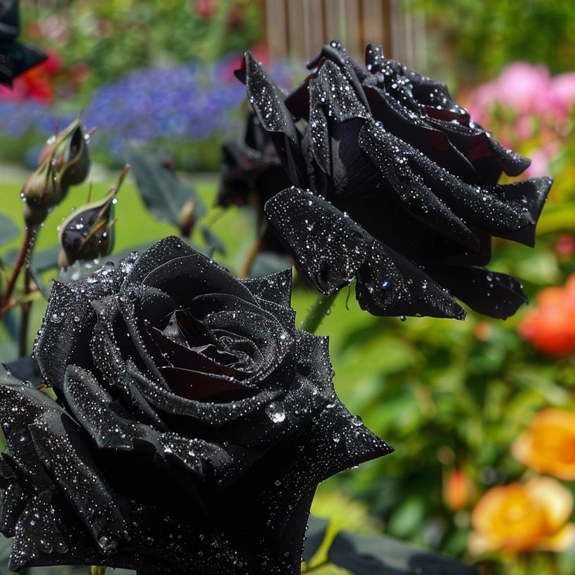 Black Rose Seeds (80-100 Pcs) – Rare & Beautiful Flowers | Romantic & Elegant Garden Decor