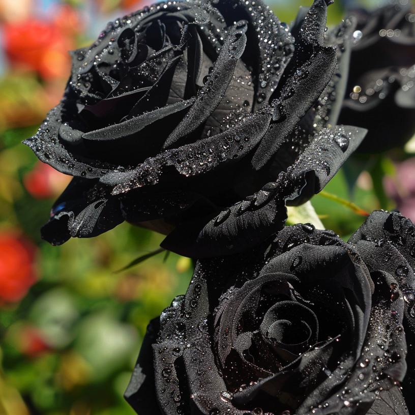 Black Rose Seeds (80-100 Pcs) – Rare & Beautiful Flowers | Romantic & Elegant Garden Decor